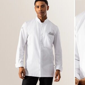 Le Nouveau Chef Men’s Chef Falco White Jacket Size S (Previously Worn)